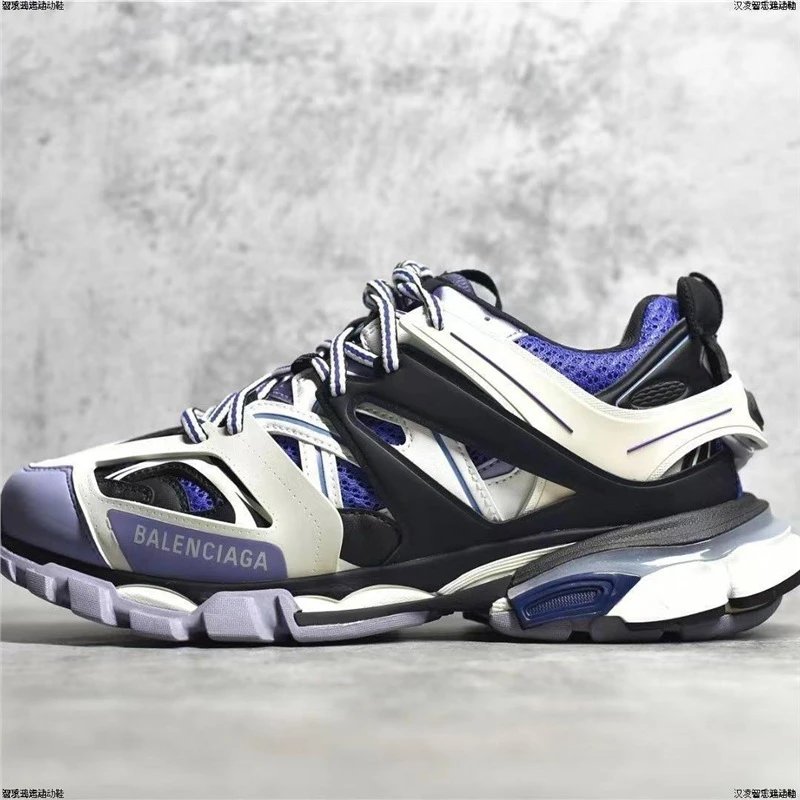 Balenciaga Sneakers Track 3.0 LED — (Correct letters) White Purple