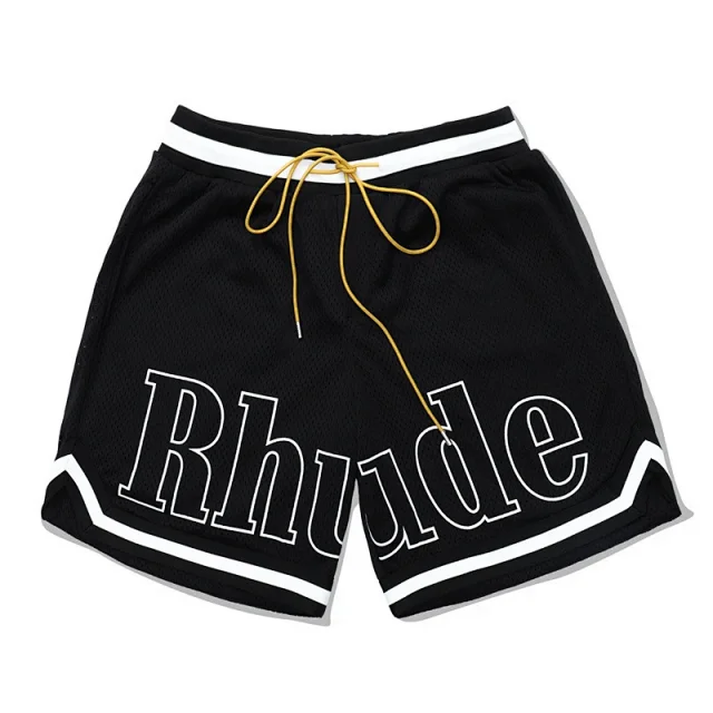 Rhude Shorts Logo-Print Drawstring product detail image 23