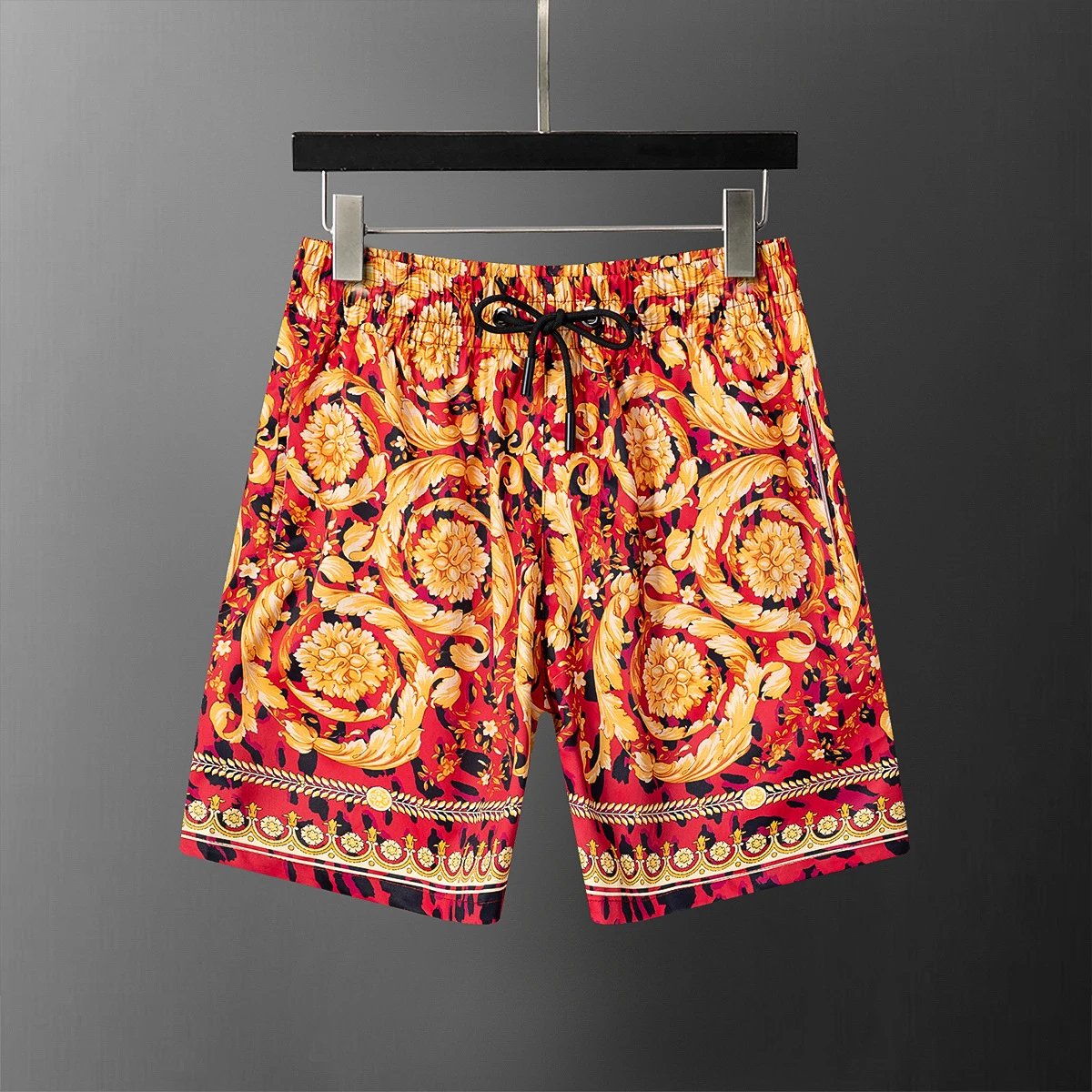 Unbranded Shorts Elastic-Waist — 28077 yellow-red
