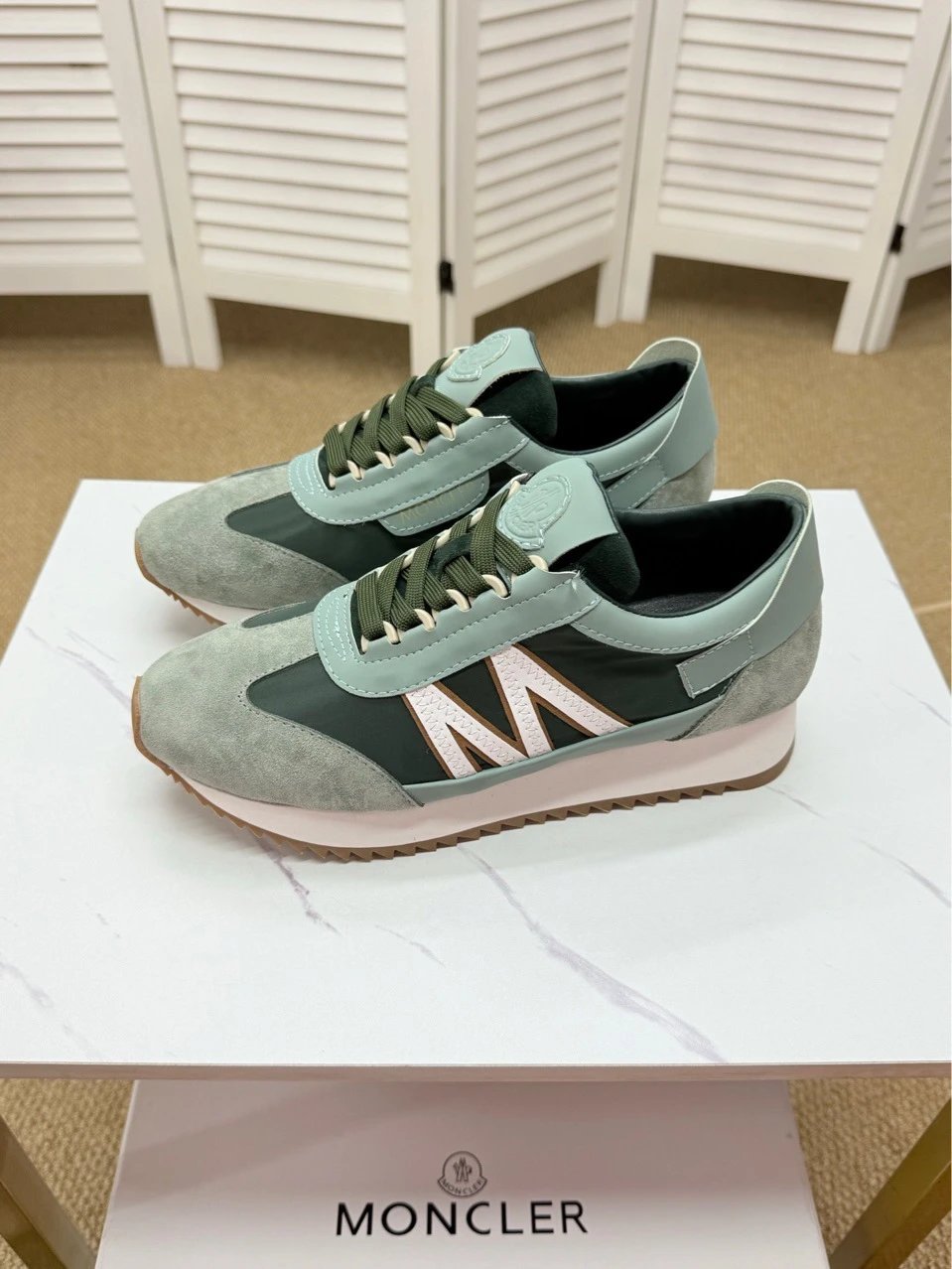 Moncler Sneakers Low-top lace-up with serrated sole — 5