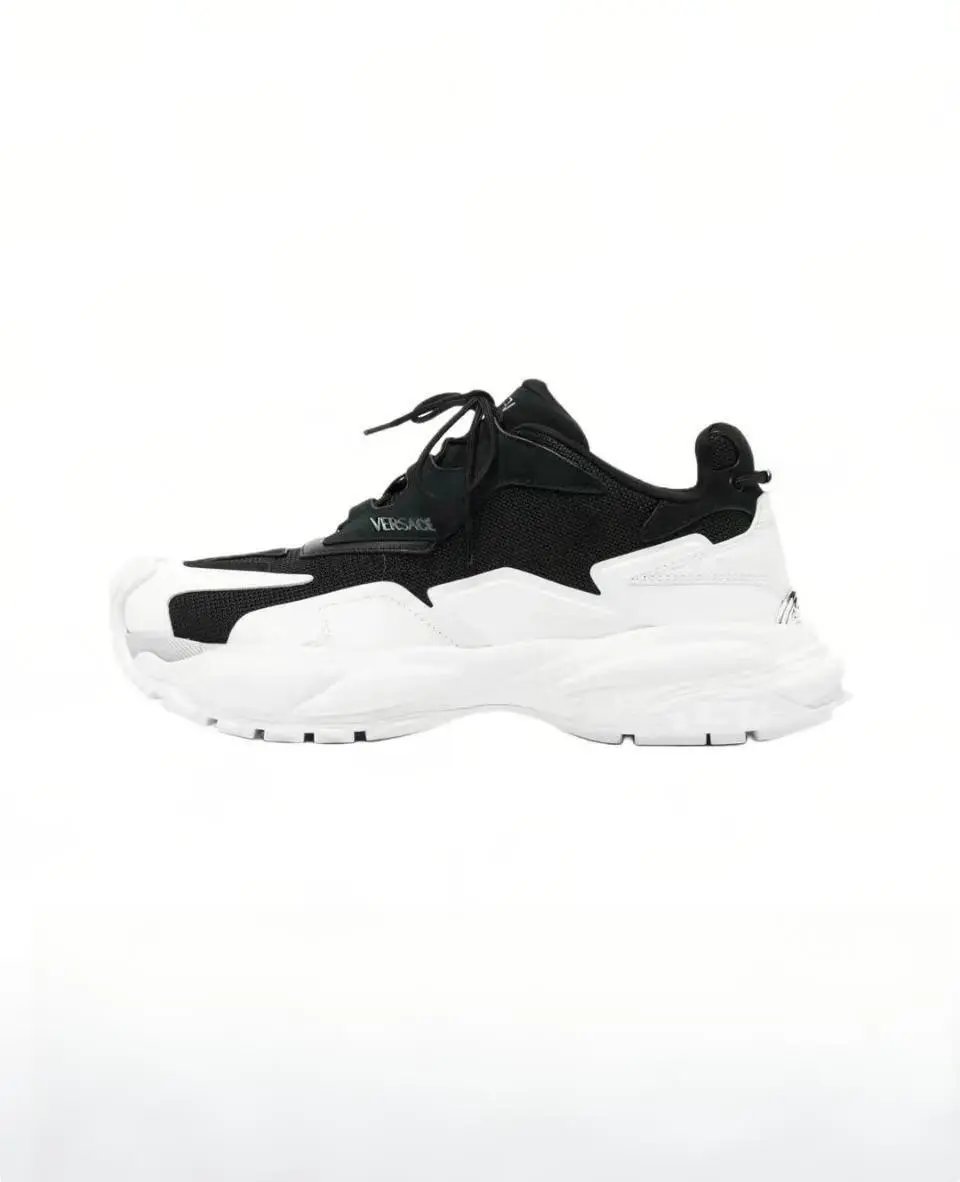 Versace Sneakers Squalo chunky — Black and white