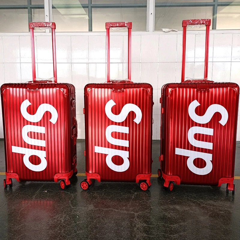 Unbranded Travel Bags Hard-shell ribbed spinner trolley suitcase product image