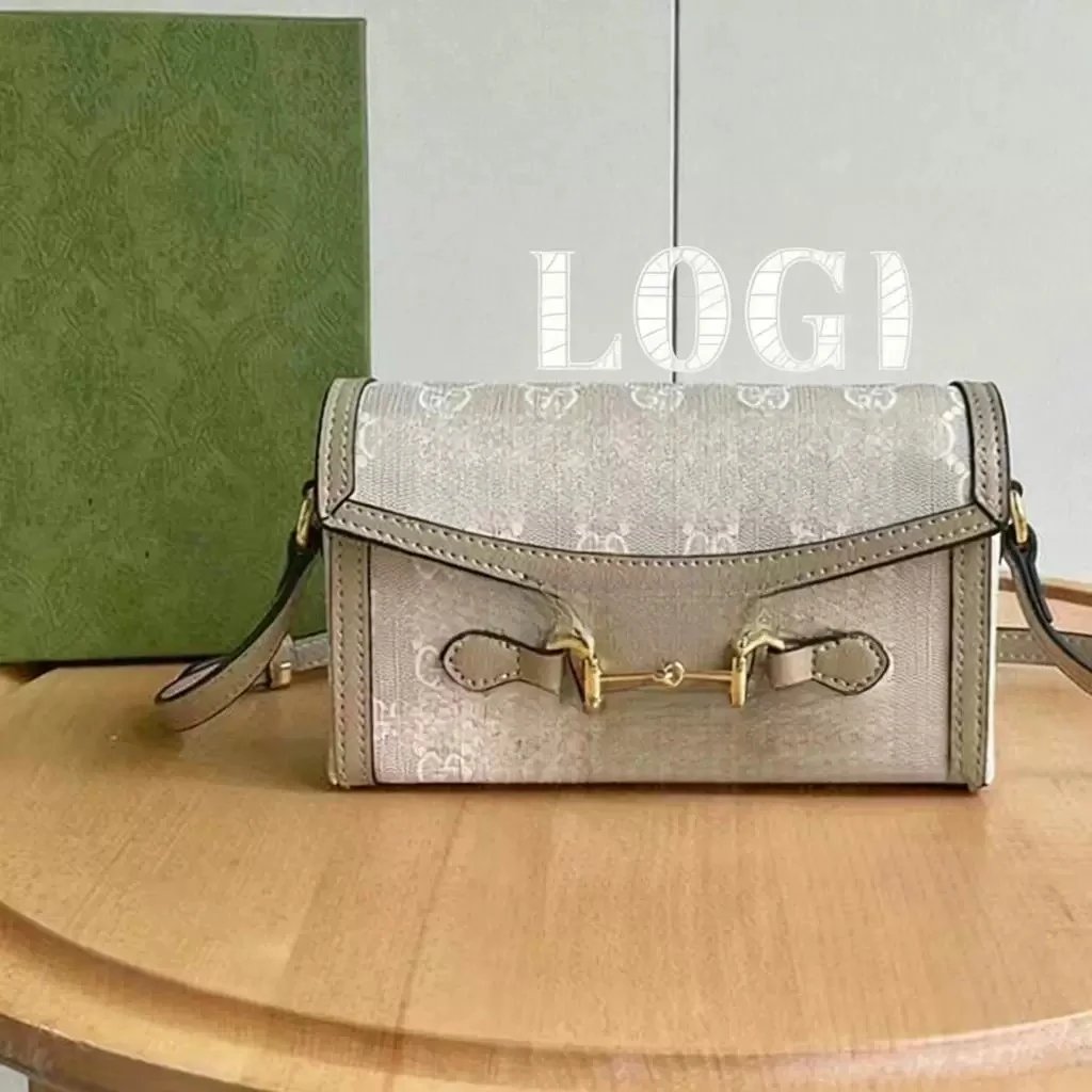 Gucci Crossbody Bags GG monogram horsebit flap image 2