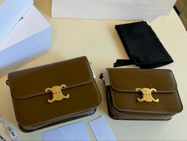 Celine Crossbody Bags Triomphe flap bag product detail image 2