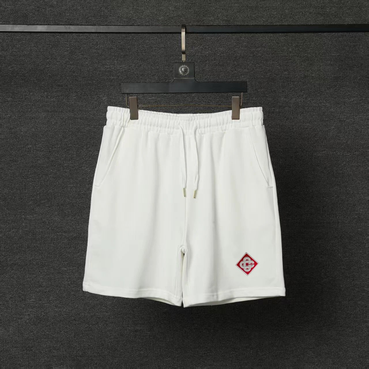 Unbranded Shorts Drawstring with embroidered diamond patch image 2
