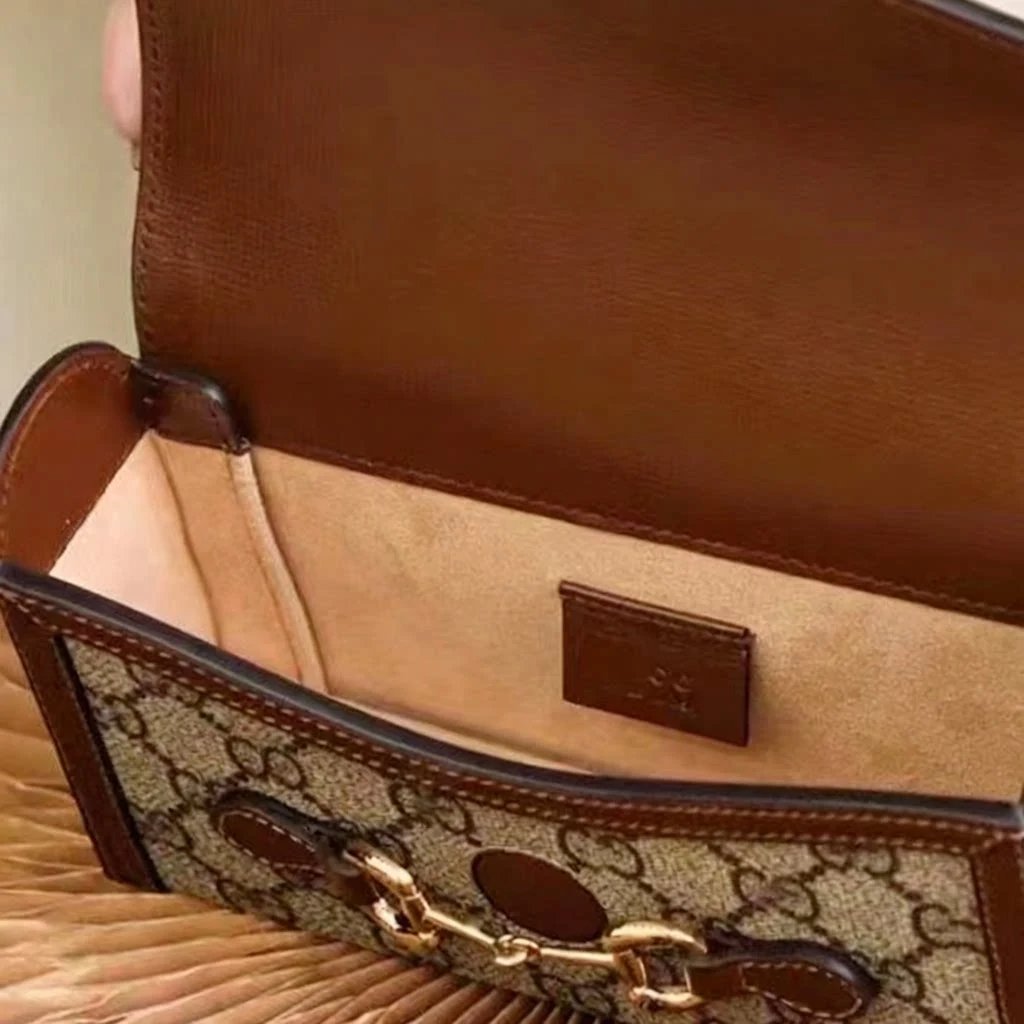 Gucci Crossbody Bags GG monogram horsebit flap image 4