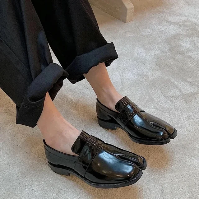 Unbranded Casual Shoes Split-Toe Patent Loafers and Lace-Up product detail image 23