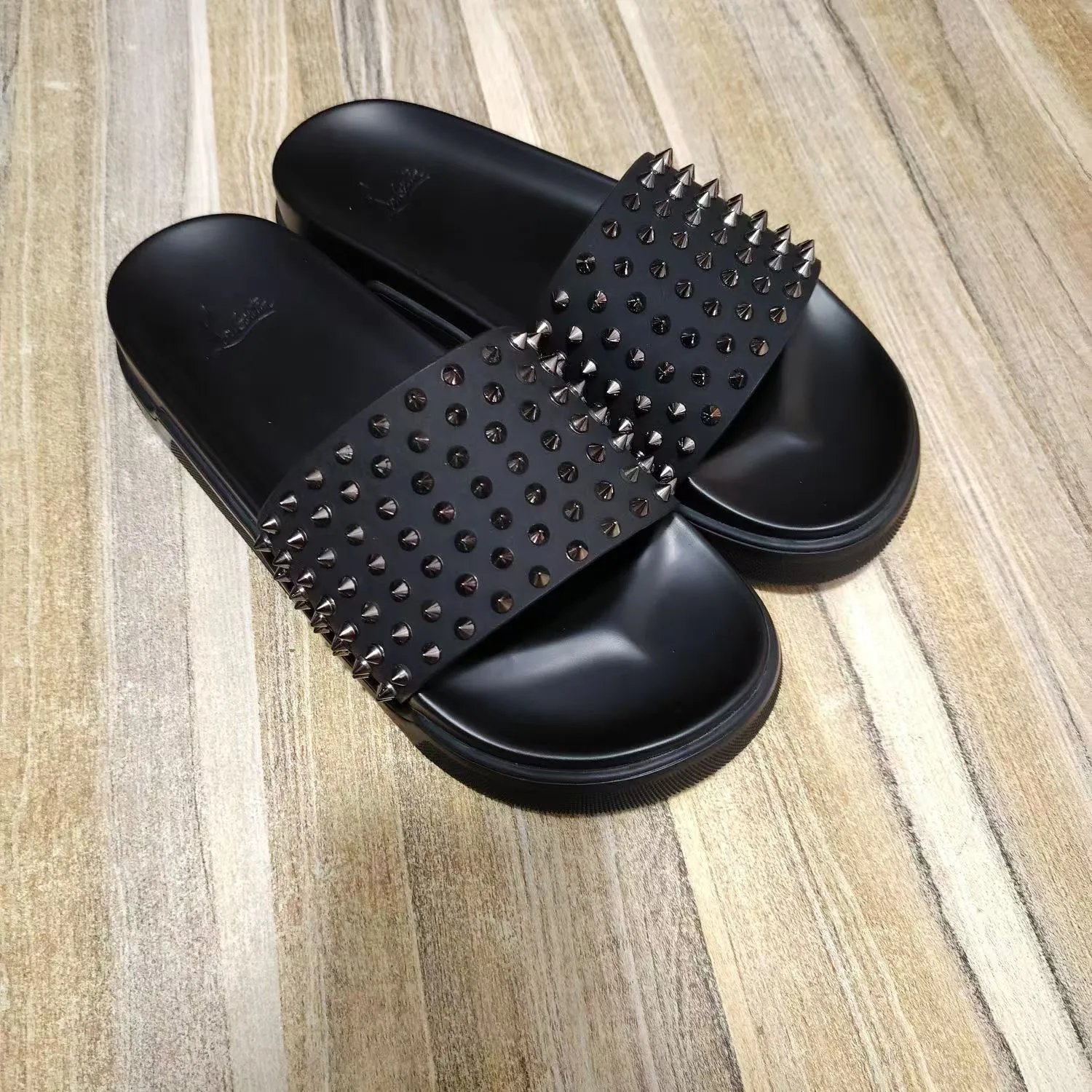 Christian Louboutin Slippers Spiked slide and thong — 4