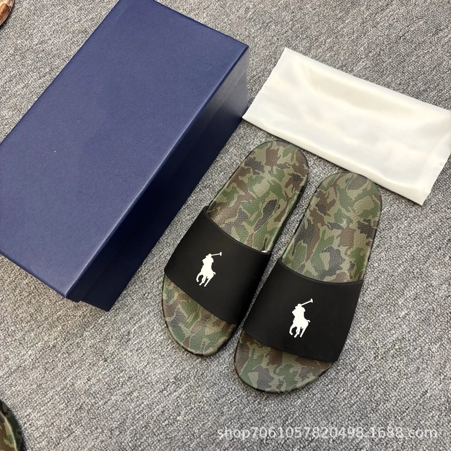 Unbranded Sandals Camouflage Footbed Slide image 2