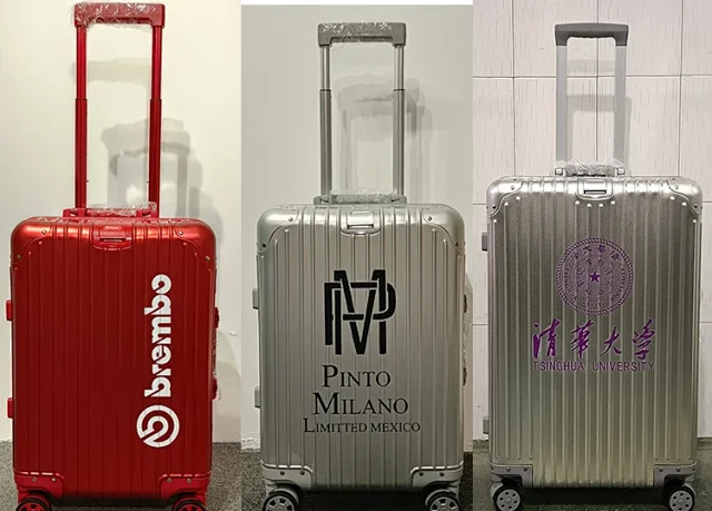 Unbranded Travel Bags Hard-shell ribbed spinner trolley suitcase product detail image 2