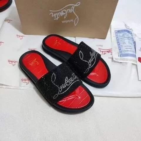 Christian Louboutin Slippers Spiked slide and thong — 20