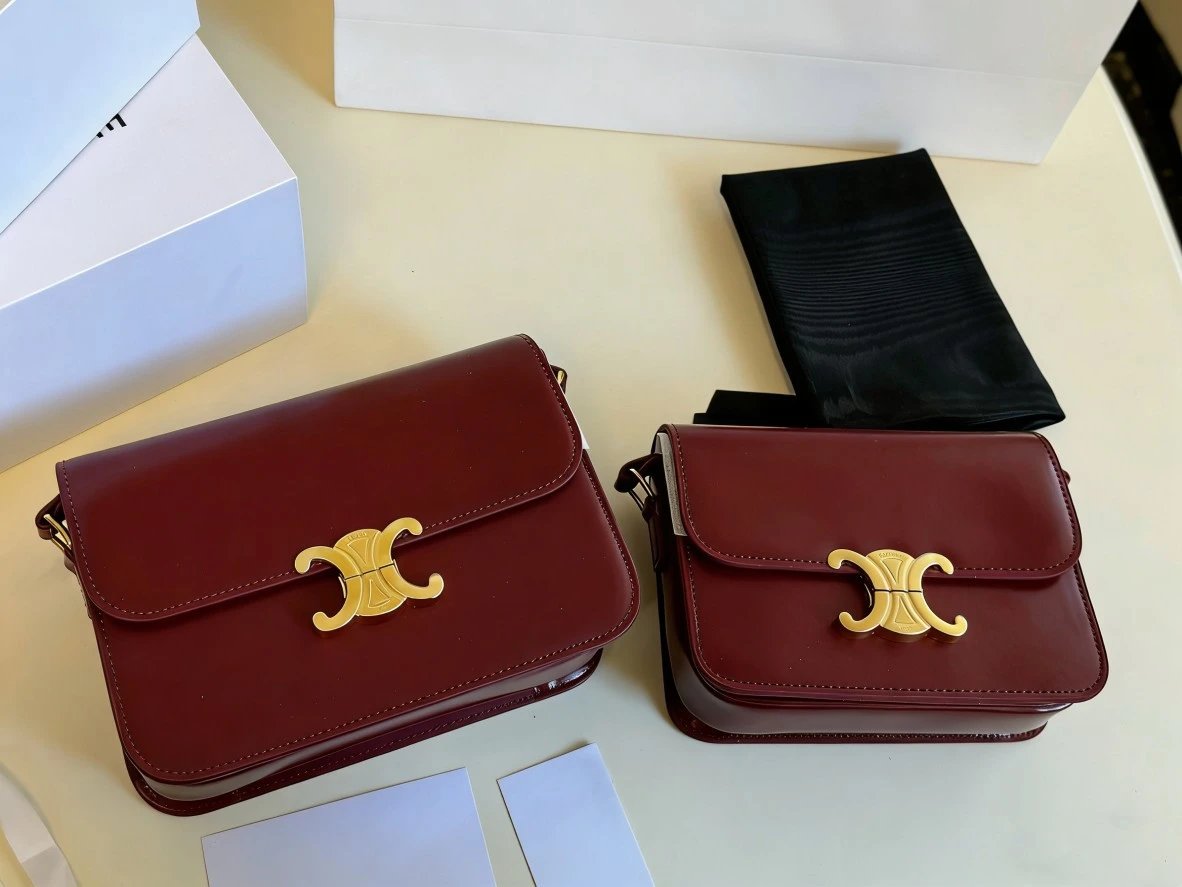 Celine Crossbody Bags Triomphe flap bag image 5