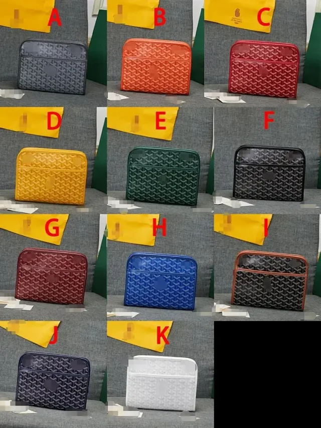 Goyard Travel Bags Zippered toiletry pouch with chevron monogram product detail image 1