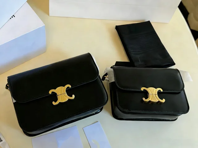 Celine Crossbody Bags Triomphe flap bag product detail image 4