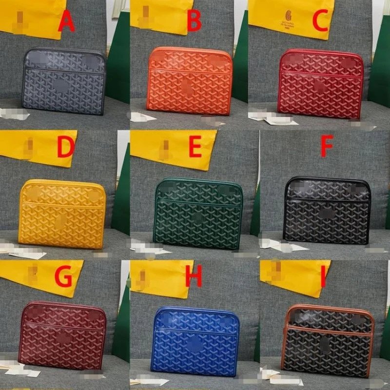 Goyard Travel Bags Zippered toiletry pouch with chevron monogram image 2
