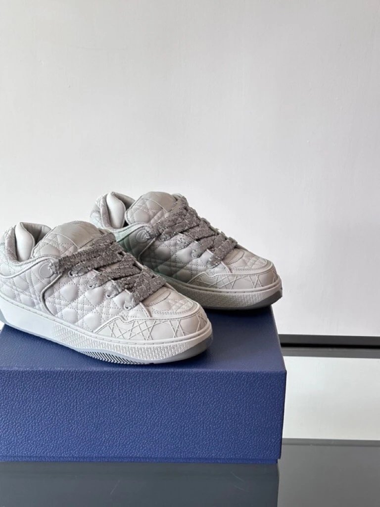 Unbranded Sneakers Low-Top Quilted Lace-Up image 4