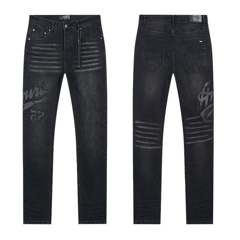 PURPLE BRAND Jeans Distressed and paint-splatter denim — AM341