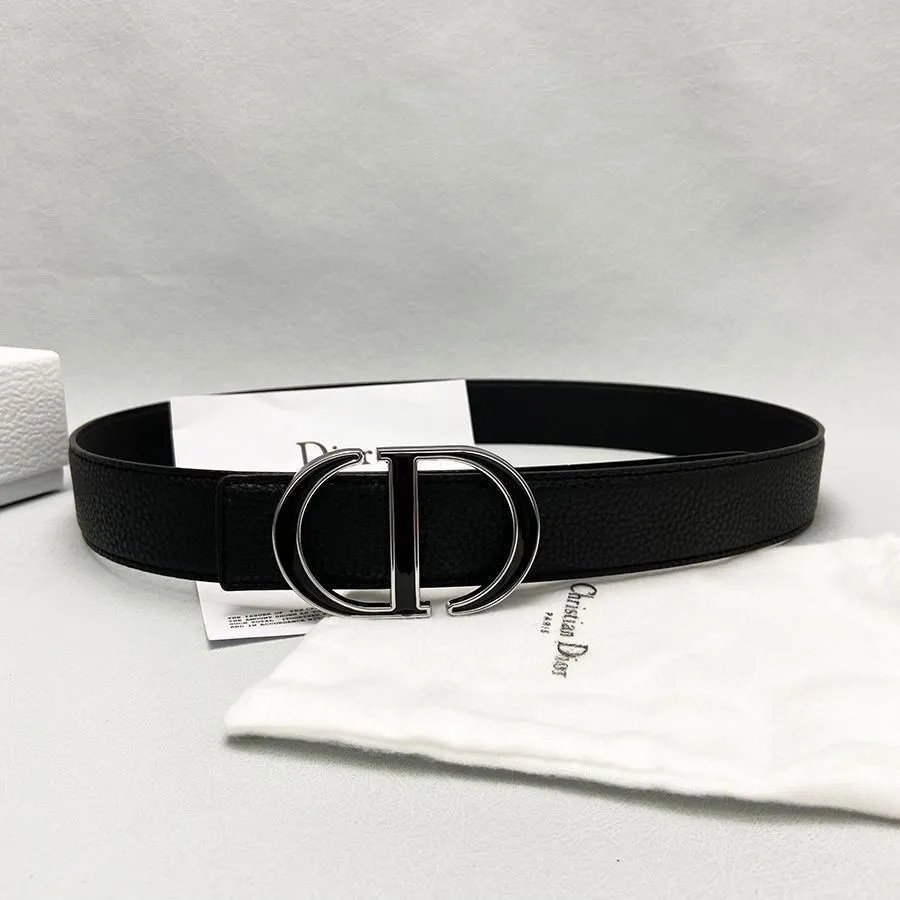 Dior Belts CD Buckle Leather Belt image 3