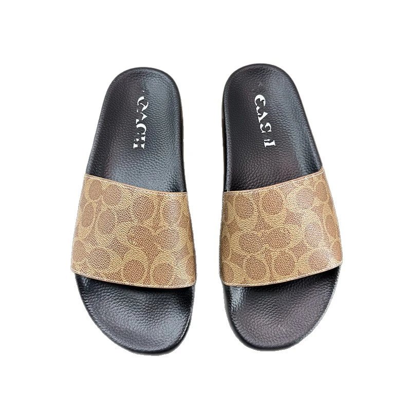 Coach Slippers Monogram Print Slide image 5