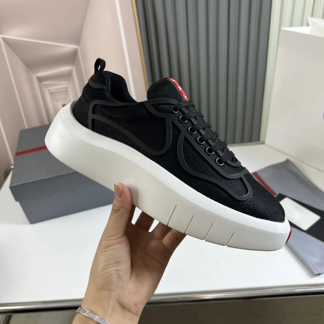 Unbranded Sneakers Mesh lace-up with chunky platform soles image 4
