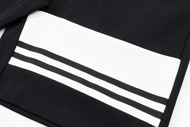 Prada Shorts Elastic Drawstring with Contrast Striped Leg Panel product detail image 7