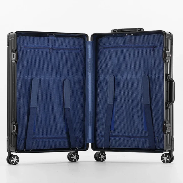 Unbranded Travel Bags Hard-shell ribbed spinner trolley suitcase product detail image 41