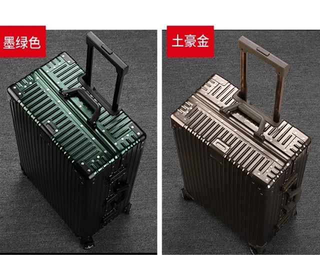 Unbranded Travel Bags Hard-shell ribbed spinner trolley suitcase product detail image 23