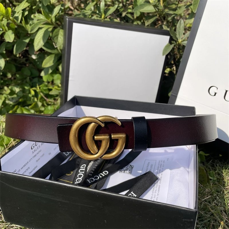 Gucci Belts Double G Buckle Leather Belt image 5