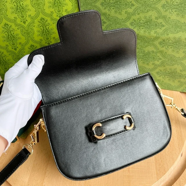 Gucci Crossbody Bags Horsebit 1955 saddle bag product detail image 14