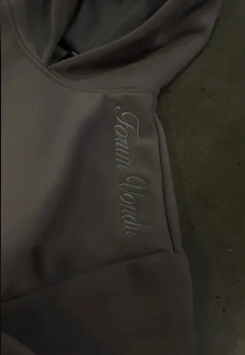 Palm Angels Trousers Double-waistband wide-leg sweatpants with star embroidery product detail image 22