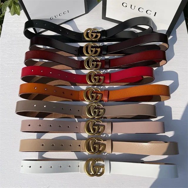Gucci Belts Double G Buckle Leather Belt product detail image 1