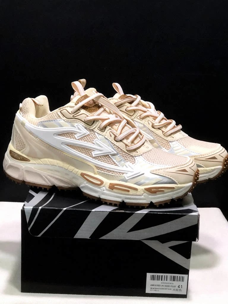 Off-White Sneakers Torre chunky mesh — Beige brown