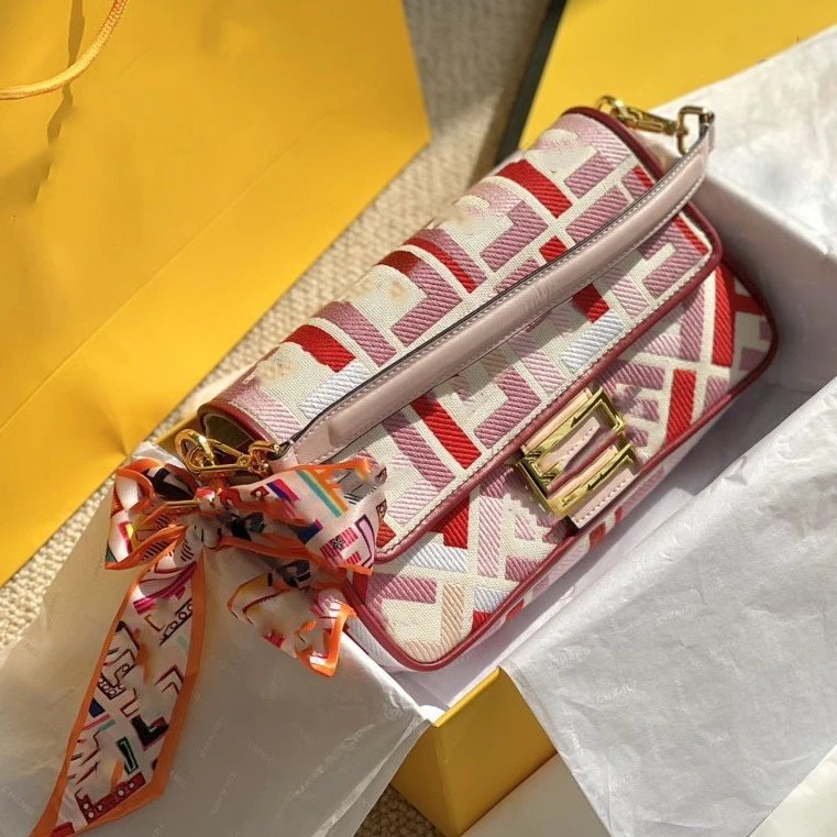 Unbranded Crossbody Bags Embroidered geometric flap bag image 3