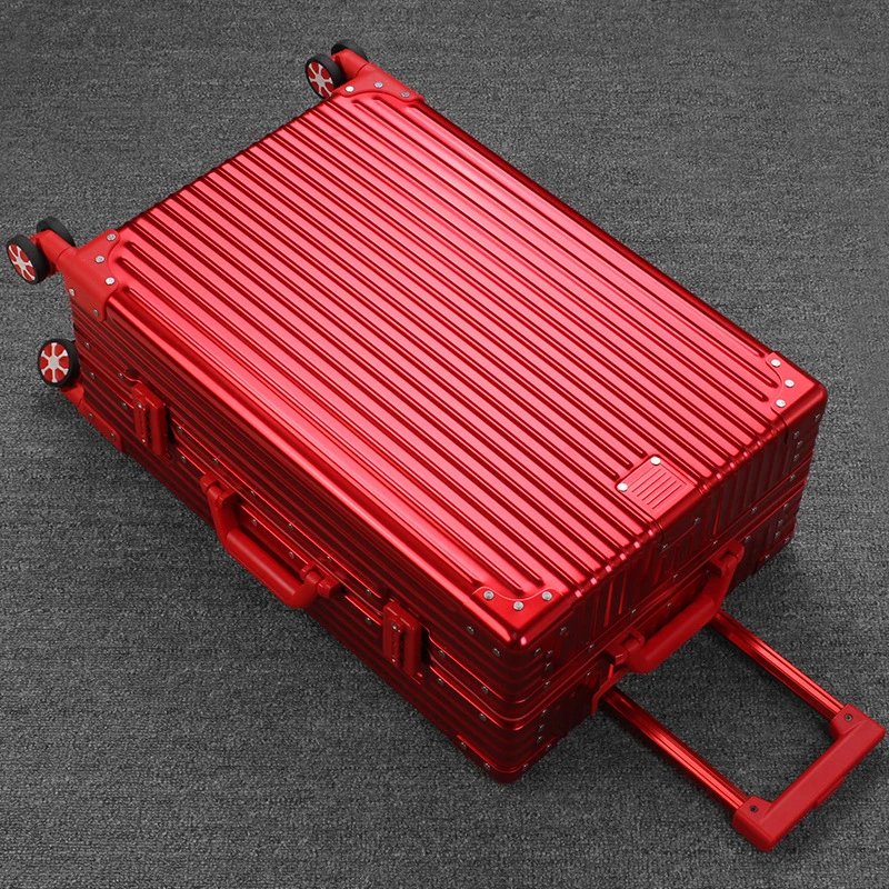 Unbranded Travel Bags Hard-shell ribbed spinner trolley suitcase image 2