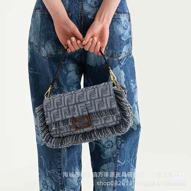 Unbranded Crossbody Bags Embroidered geometric flap bag product detail image 28