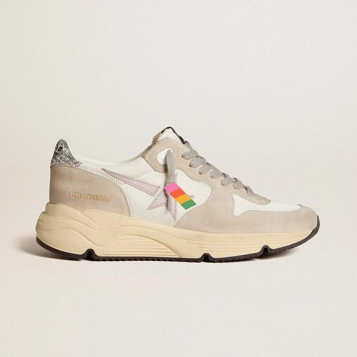 Unbranded Sneakers Distressed star-appliqué chunky — 7