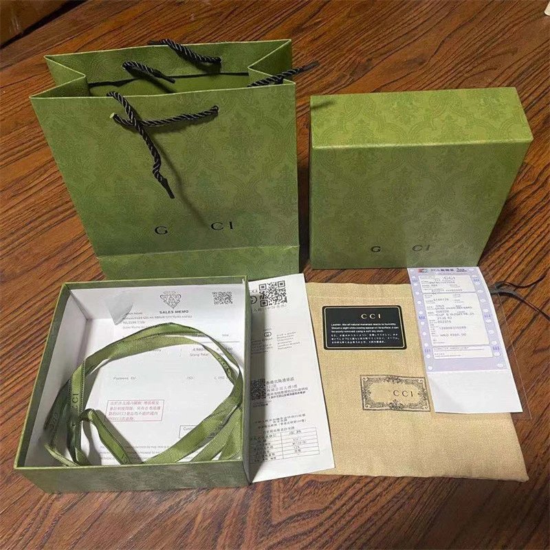 Gucci Belts Floral GG monogram belt with double-G buckle — Green gift box