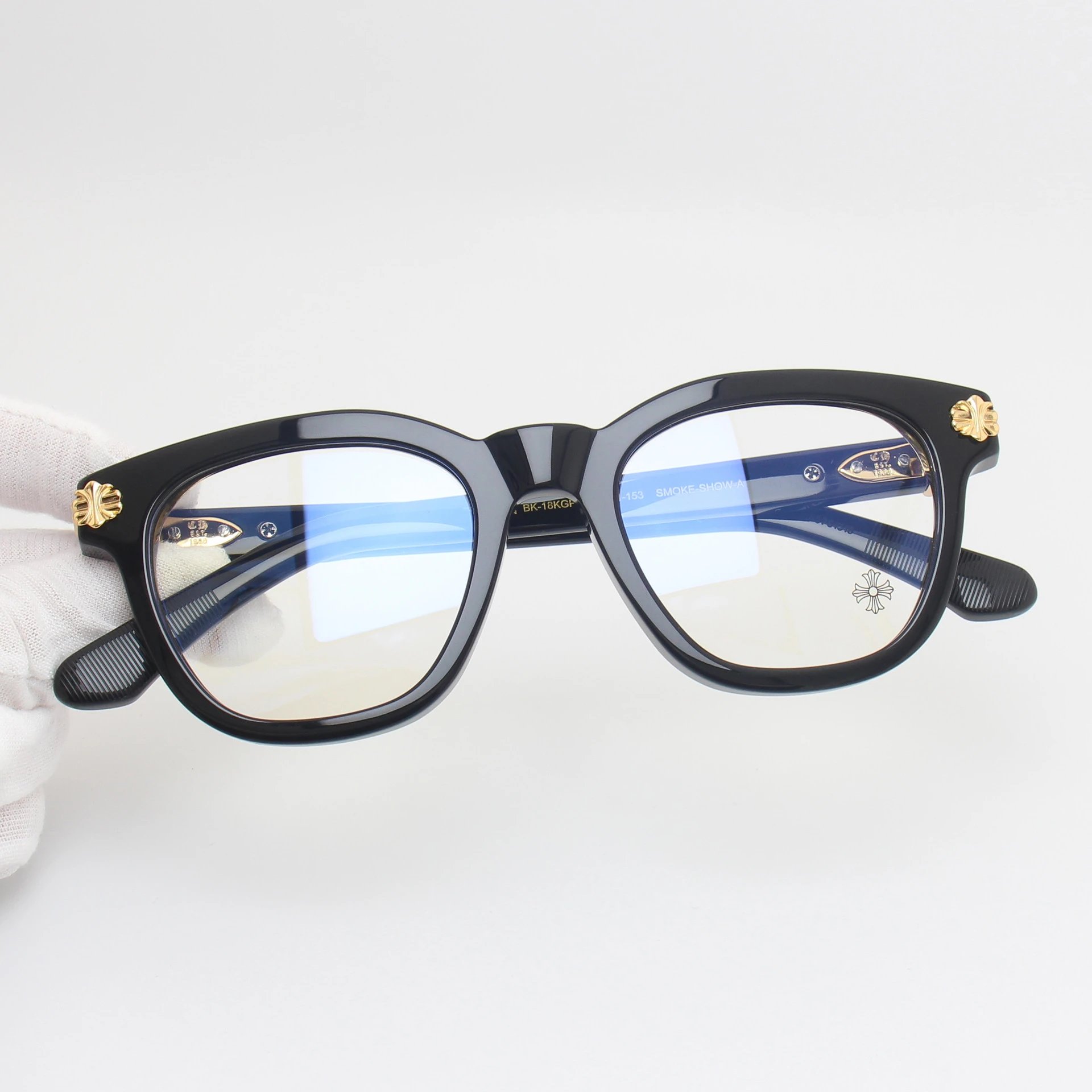 Chrome Hearts Eyewear Smoke Show-A optical glasses — Black and gold