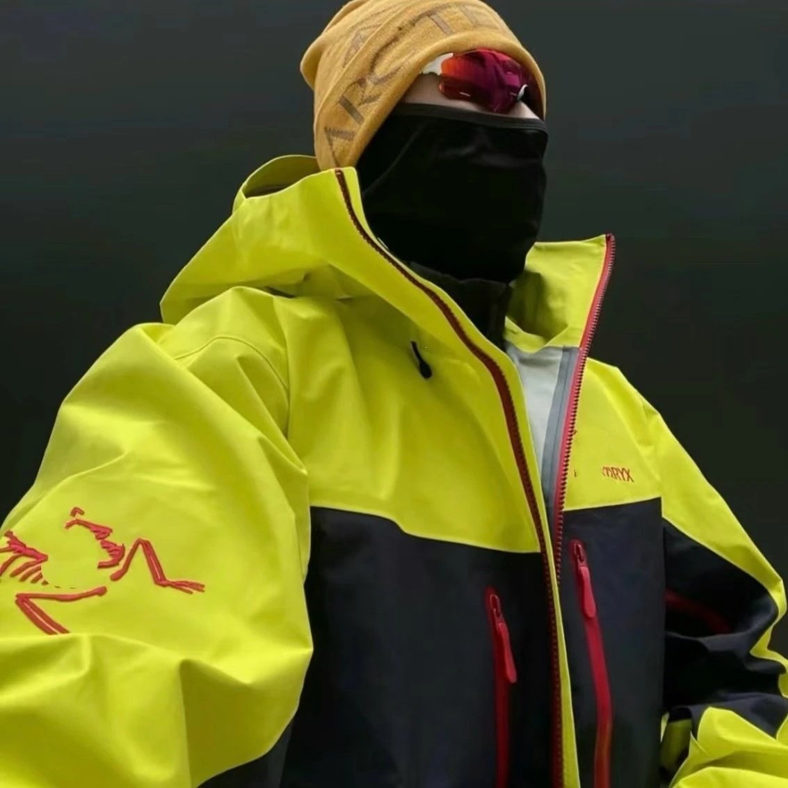 Arc'teryx Jackets Hooded color-block shell jacket with zip pockets image 3