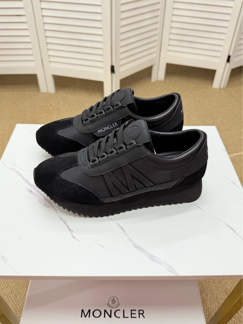 Moncler Sneakers Low-top lace-up with serrated sole — 6