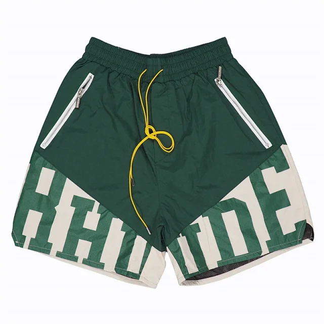 Rhude Shorts Logo-Print Drawstring product detail image 3