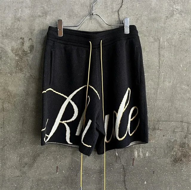 Rhude Shorts Logo-Print Drawstring product detail image 19
