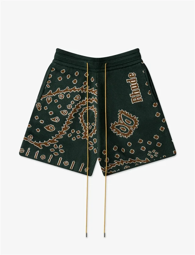 Rhude Shorts Logo-Print Drawstring product detail image 43