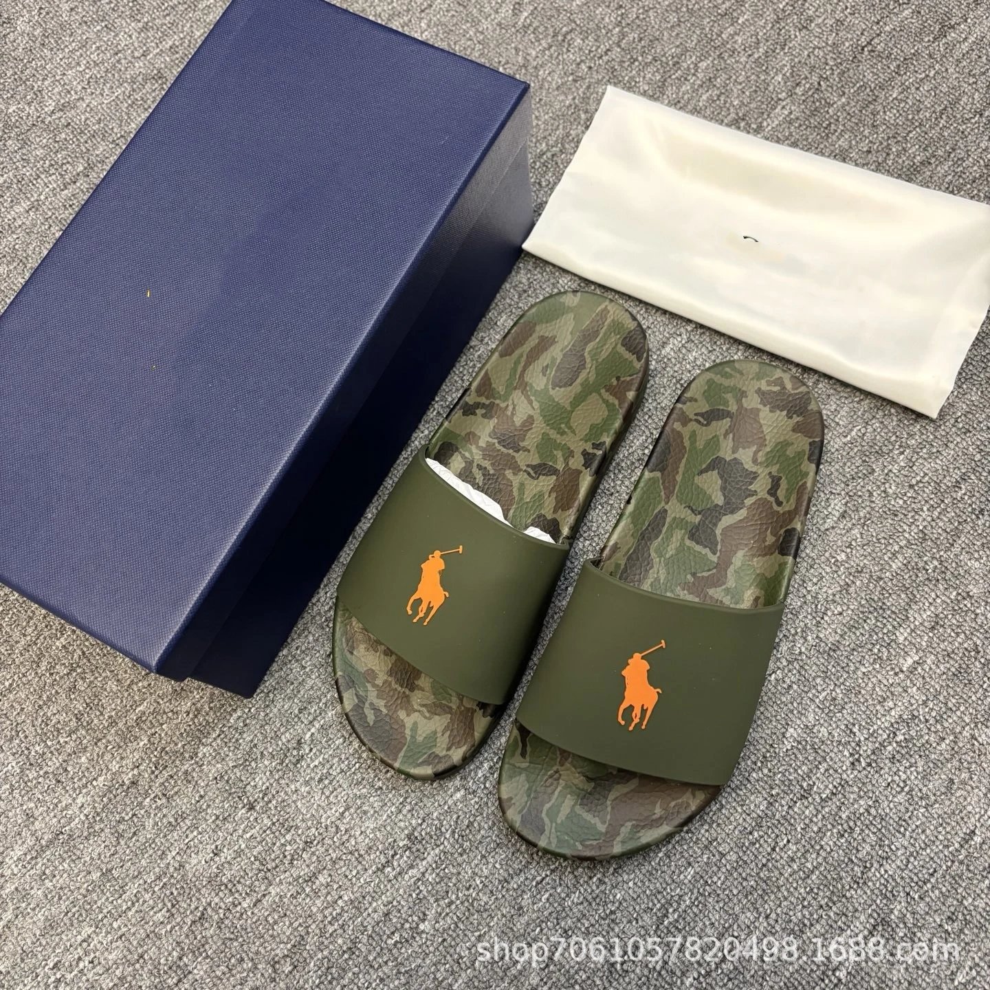 Unbranded Sandals Camouflage Footbed Slide image 3