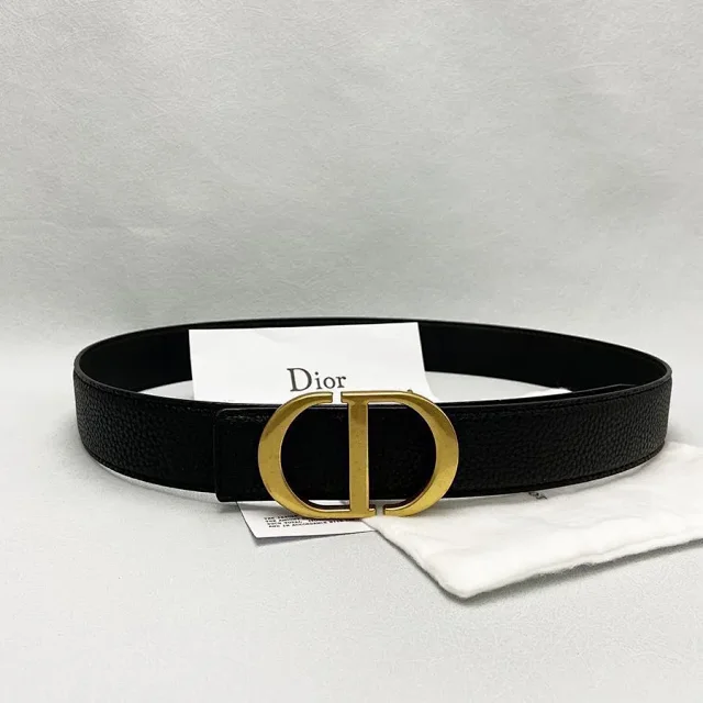 Dior Belts CD Buckle Leather Belt product detail image 3