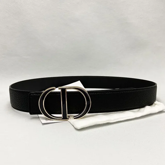 Dior Belts CD Buckle Leather Belt product detail image 5