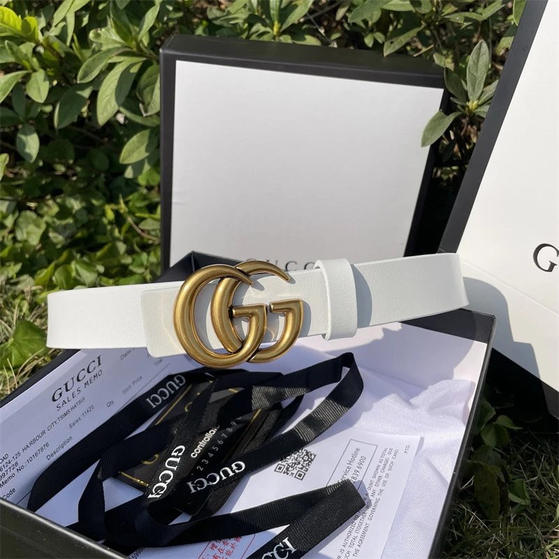 Gucci Belts Double G Buckle Leather Belt image 3