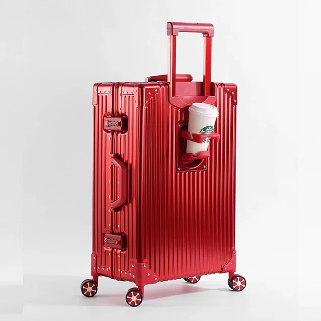 Unbranded Travel Bags Hard-shell ribbed spinner trolley suitcase product detail image 37