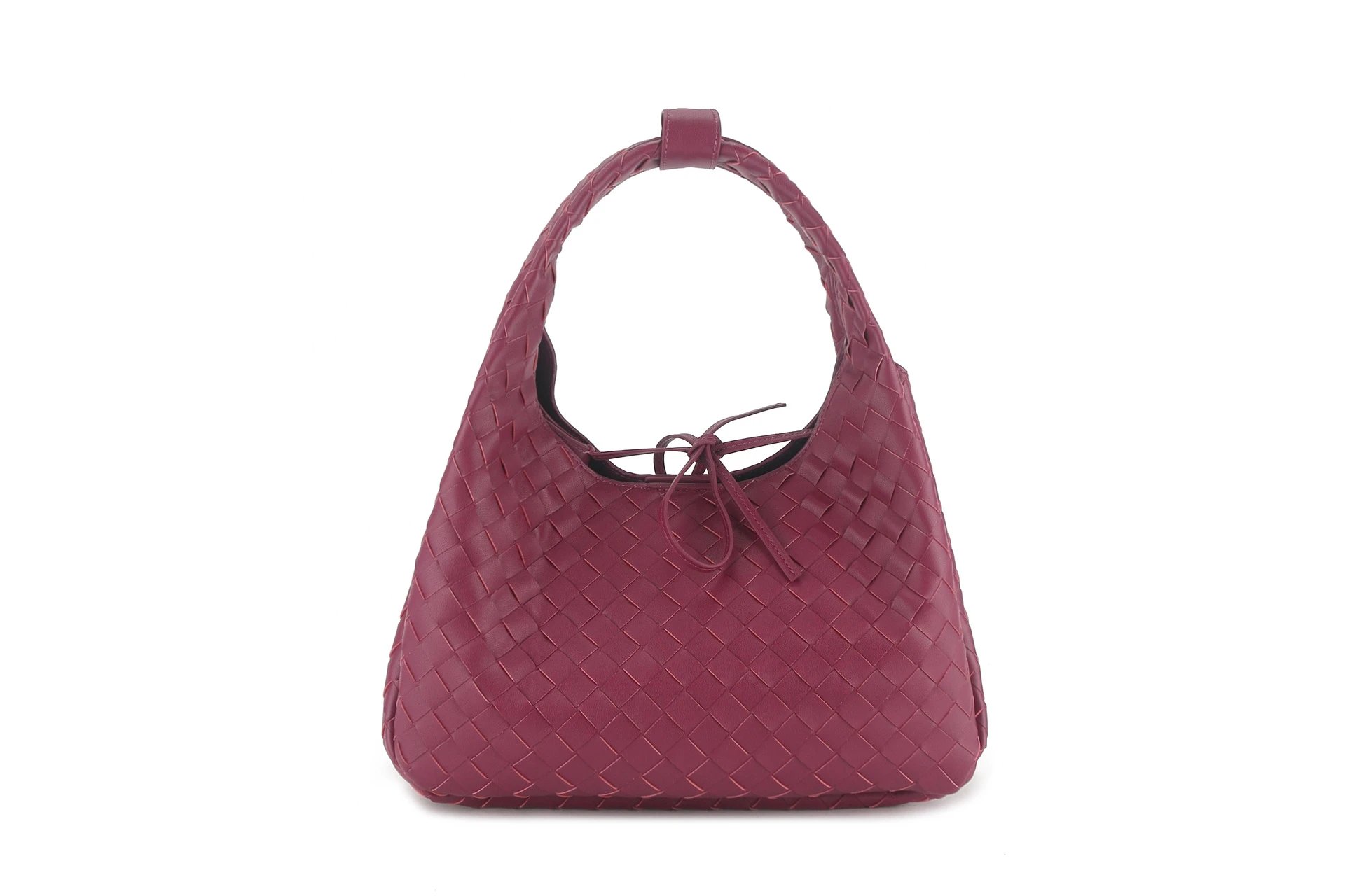 Unbranded Shoulder Bags Woven hobo — Berry Red
