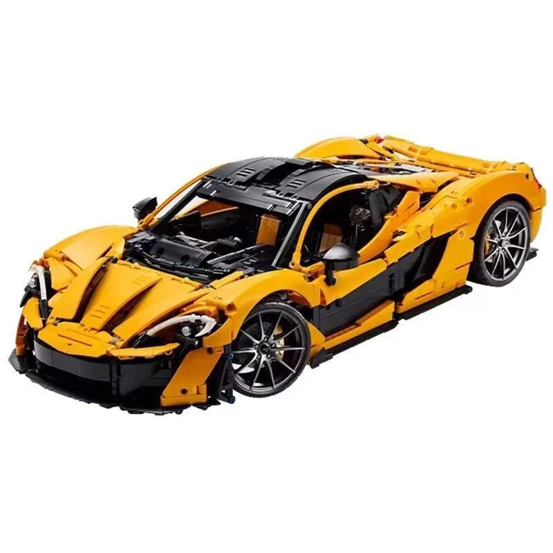 McLaren Technic-style sports car building block set image 2